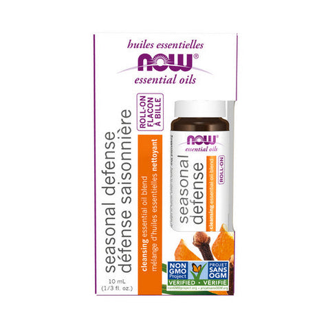 Now Foods, Seasonal Defense Roll-On Cleansing Essential Oil Blend, 10 ml Now Foods