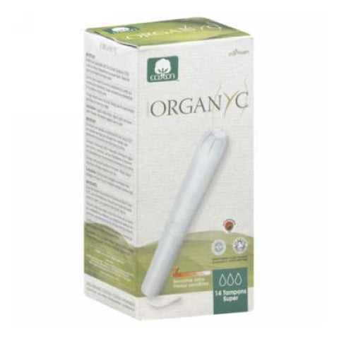 Organyc, Organic Tampons Applicator Super, 14 Count Organyc