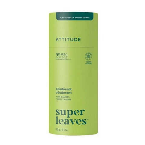 Attitude, Super Leaves Deodorant Olive Leaves, 3 Oz Attitude