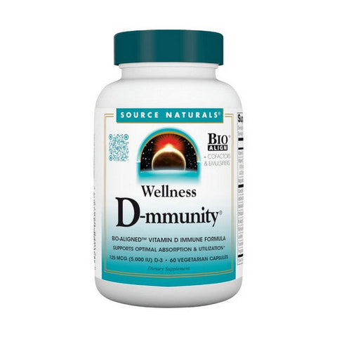 Source Naturals, Wellness D-mmunity, 60 VegCaps Source Naturals