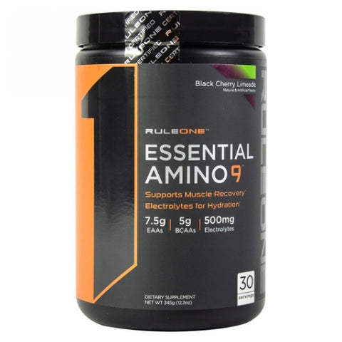 Essential Amino 9 Black Cherry Limeade 12.2 Oz by Rule 1