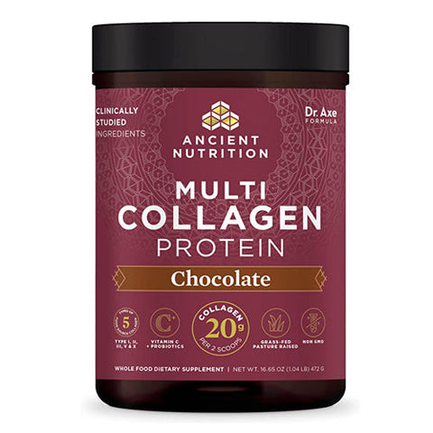 Ancient Nutrition, Multi Collagen Chocolate Protein, 16.65 Oz Ancient Nutrition