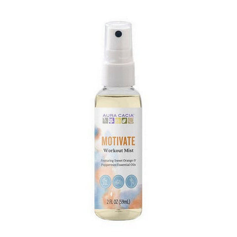 Aura Cacia, Workout Mist Motivate, 2 Oz Aura Cacia