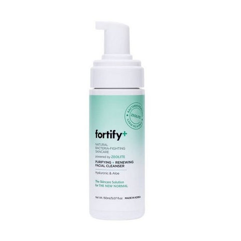 Fortify, Natural Germ Fighting Skincare Purifying And Renewing Facial Cleanser Unscented, 150 ML Fortify