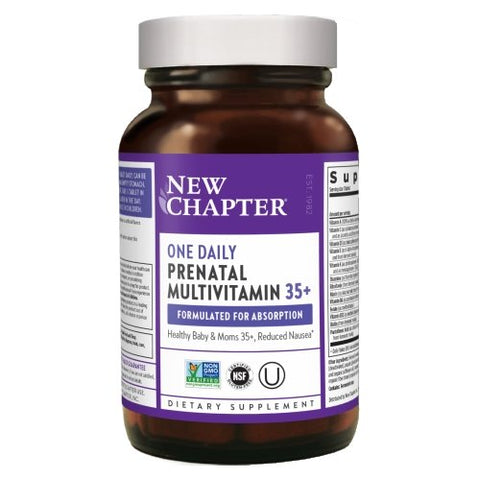New Chapter, One Daily Prenatal Multivitamin 35 Plus, 30 Veg Tabs New Chapter