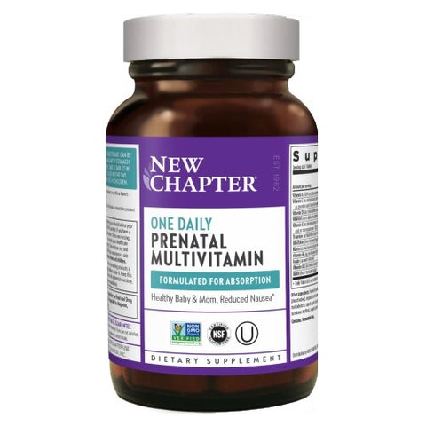 One Daily Prenatal Multivitamin 60 Tabs by New Chapter