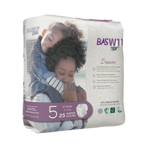 Bambo Nature, Baby Diapers Size 5, 25 Count Bambo Nature