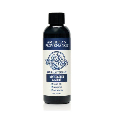 American Provenance, Natural Aftershave Wintergreen & Cedar, 3.3 Oz American Provenance