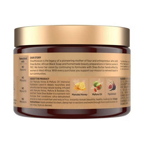Shea Moisture, Manuka Honey And Mafura Hair Oil Intensive Hydration Leave In Conditioner, 11.5 Oz Shea Moisture