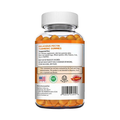 Herbion Naturals, Turmeric Gummies, 60 Count Herbion Naturals