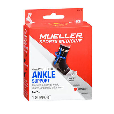 Mueller, Sport Care 4-Way Stretch Ankle Support Large & X-Large, 1 Count Mueller
