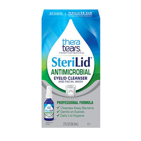 Theratears, Sterilid Antimicrobial Eyelid Cleanser And Facial Wash, 2 Oz Theratears