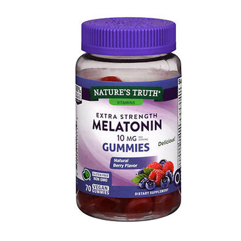 Nature's Truth, Sleep Melatonin Gummies Natural Mixed Berry, 10 Mg, 70 Gummies Nature's Truth