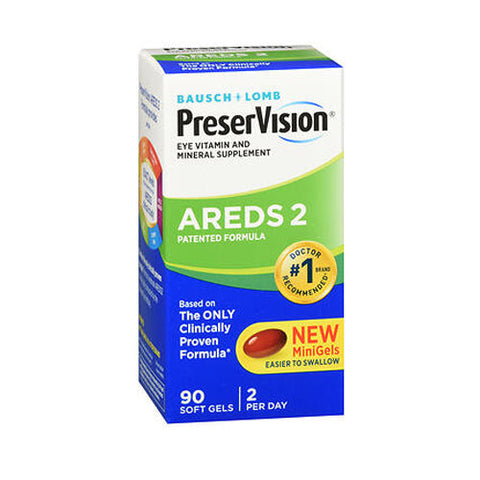 Bausch + Lomb, Preservision Areds 2 Formula Mini, 90 Soft Gels Bausch + Lomb