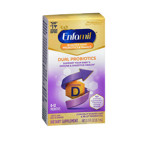Enfamil, Dual Probiotics Drops Vitamin D3, 0.3 Oz Enfamil