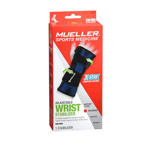 Mueller, Sports Medicine Adjustable Wrist Stabilizer Maximum Small And Medium, 1 Count Mueller