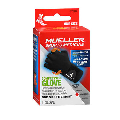 Mueller Sport Care, Sports Medicine Compression Glove Moderate, 1 Count Mueller Sport Care