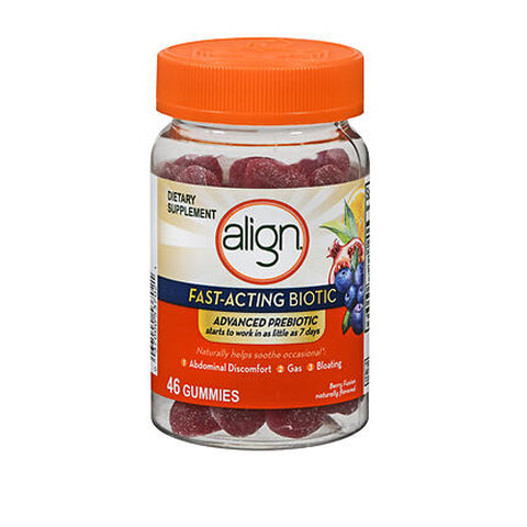 Crest, Align Advanced Prebiotic Gummies Berry Fusion, 46 Count Align