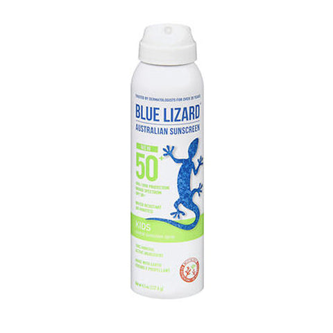 Blue Lizard, Kids' Mineral Sunscreen Spray Spf 50+, 5 Oz Blue Lizard