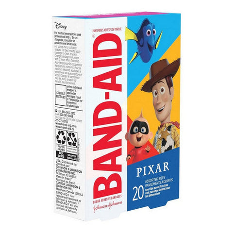 Band-Aid, Bandaid Pixar Mashup, 20 Count Band-Aid