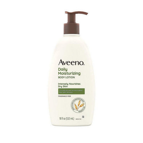 Aveeno, Daily Moisturizing Body Lotion Fragrance Free, 18 Oz Aveeno
