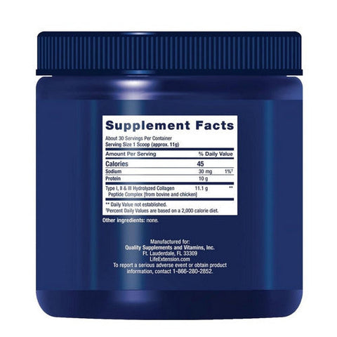 Life Extension, Collagen Peptides For Skin & Joints, 12 Oz