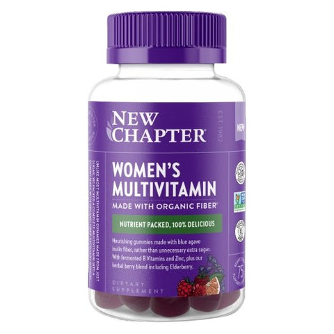 New Chapter, Women's Multivitamin Gummies Berry Citrus, 75 Count New Chapter