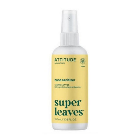 Attitude, Super Leaves Hand Sanitizer Lemon Leaves, 3.5 Oz Attitude