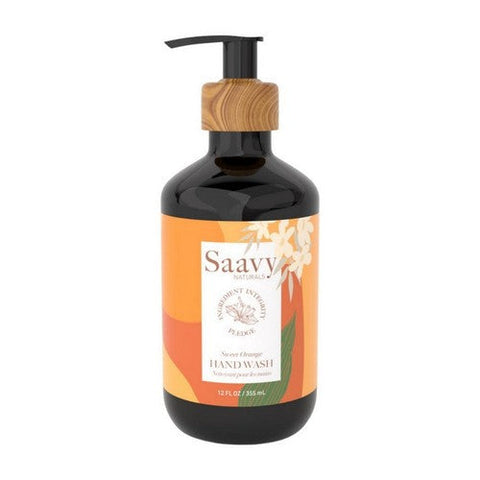 Saavy Naturals, Sweet Orange Hand Wash, 12 Oz Saavy Naturals