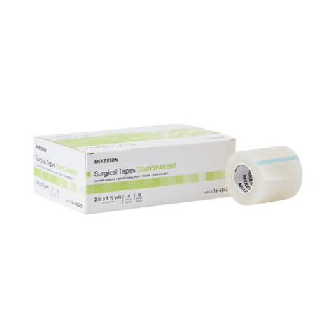 McKesson, Silicone Medical Tape 2 Inch x 5-1/2 Yard Transparent, 1 Roll McKesson
