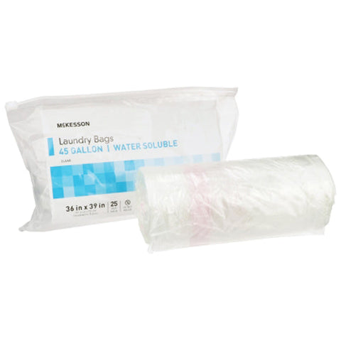 McKesson, Water Soluble Laundry Bag 40-45 gal Capacity, Pack Of 25 McKesson
