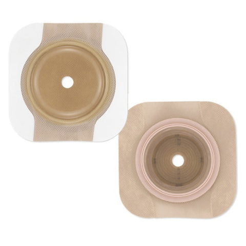 SteadMed, Ostomy Barrier Precut, Extended Wear Adhesive Tape Borders 57 Mm Flange Red 1-1/8 Inch Opening, Box Of 5 SteadMed