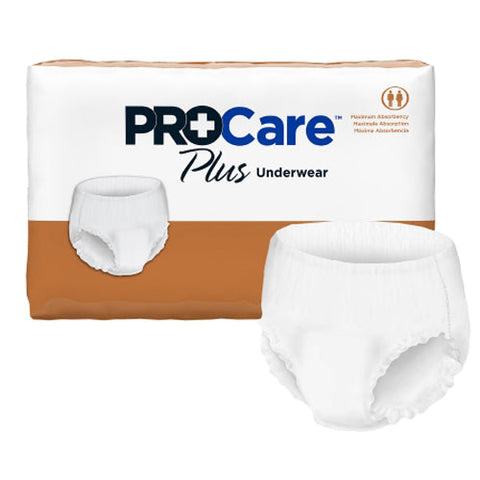 First Quality, ProCare Plus Protective Underwear Moderate Absorbency Pull Up Extra Large Disposable 58 to 68 Inch W, Count of 25 First Quality