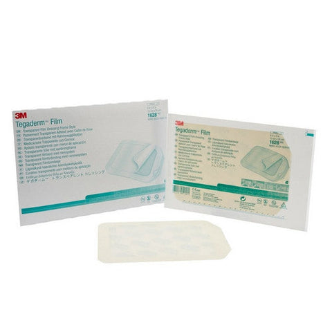 3M, Tegaderm Transparent Film Dressing Sterile Frame Style Delivery Hypoallergenic, Box Of 10 3M