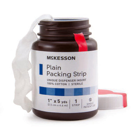 McKesson, Nonimpregnated Wound Packing Strip 1 Inch x 5 Yard, 1 Each McKesson