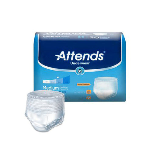 Attends, Extra Absorbency Underwear Medium, Count of 1 Attends