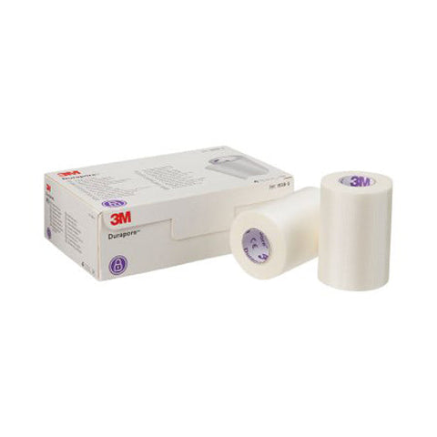 3M, Durapore Silk-Like Cloth Medical Tape 3 Inch x 10 Yard White, Box Of 4 3M