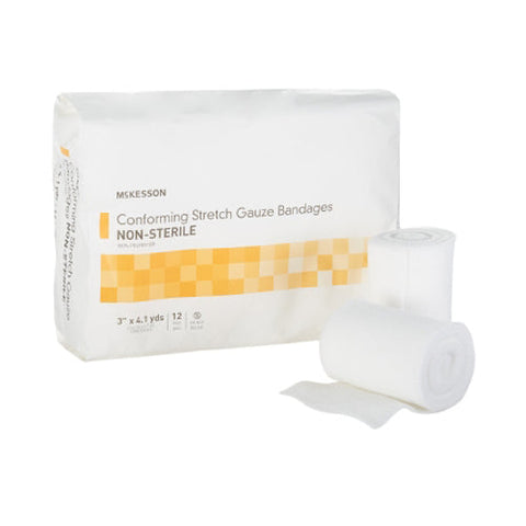 McKesson, NonSterile Conforming Bandage 3 Inch x 4-1/10 Yard, 1 Roll McKesson