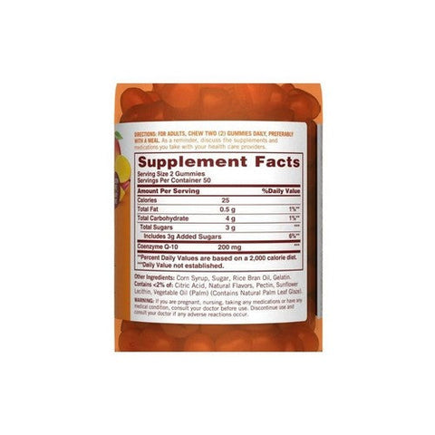Sundown Naturals, CoQ 10 Value Size Gummies, 200 mg, 100 Count Sundown Naturals