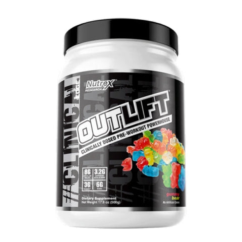 Nutrex Research, Outlift Gummy Bear, 20 Servings Nutrex Research