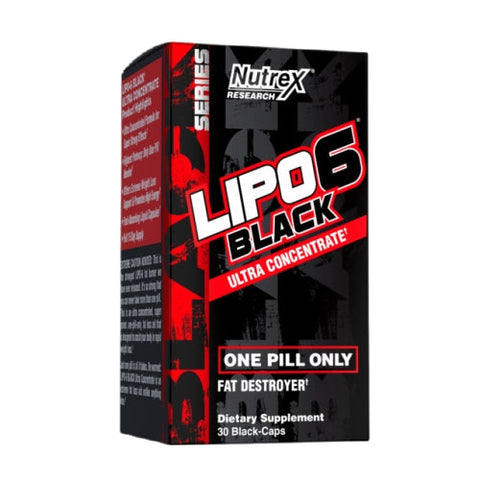 Nutrex Research, LIPO-6 Black Ultra Concentrate, 30 Capsules Nutrex Research