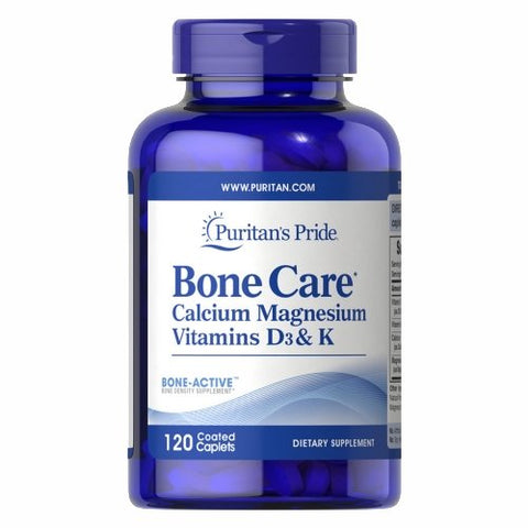Puritan's Pride, Bone Care, 120 Caplets Puritan's Pride