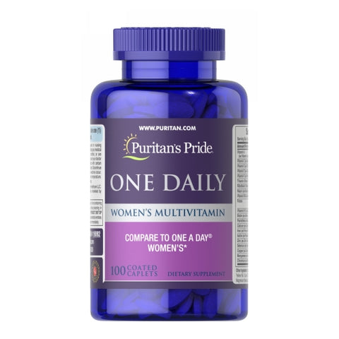 Puritan's Pride, One Daily Women's Multivitamin with Zinc, 100 Caplets Puritan's Pride