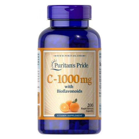Puritan's Pride, Vitamin C-1000 mg with Bioflavonoids, 200 Capsules Puritan's Pride