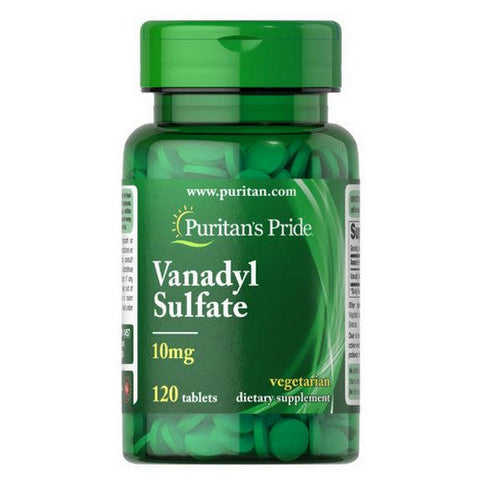 Puritan's Pride, Vanadyl Sulfate, 10 mg, 120 Tablets Puritan's Pride