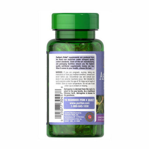 Puritan's Pride, Astragalus Extract, 250 Mg, 100 Softgels Puritan's Pride