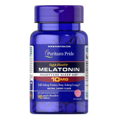 Puritan's Pride, Quick Dissolve Melatonin, 10 mg, 90 Tablets Puritan's Pride