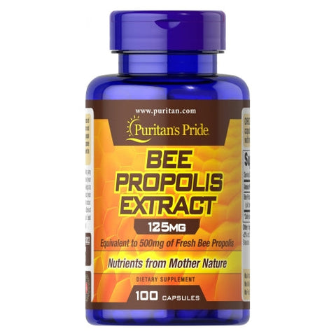 Puritan's Pride, Bee Propolis, 500 mg, 100 Capsules Puritan's Pride