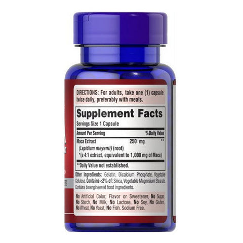 Puritan's Pride, Maca Exotic Herb for Men, 1000 mg, 60 Rapid Release Capsules Puritan's Pride