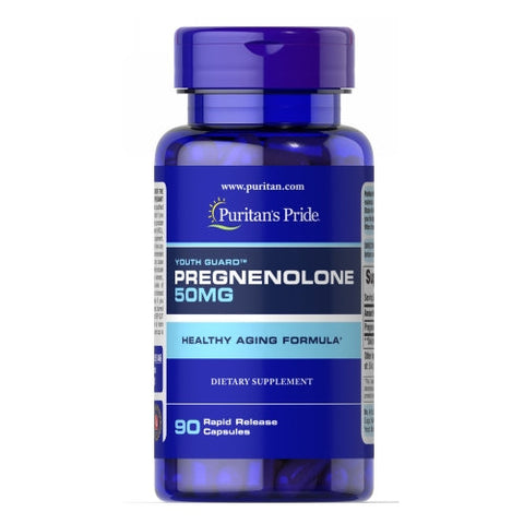 Puritan's Pride, Pregnenolone, 50 mg, 90 Capsules Puritan's Pride